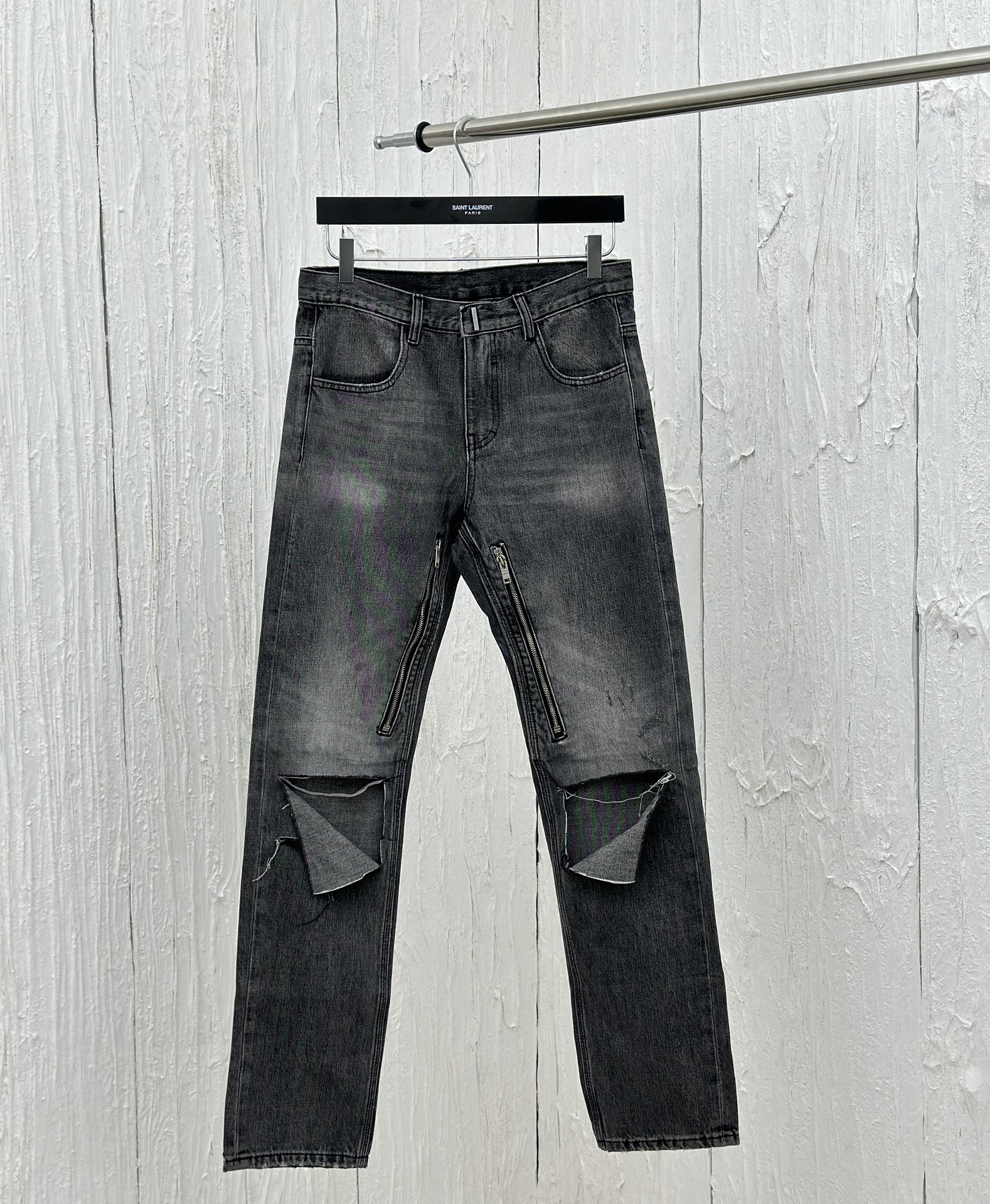 Jeans rectos con cremallera rota Gvc*/Givenchy Talla: S/M/L/XL