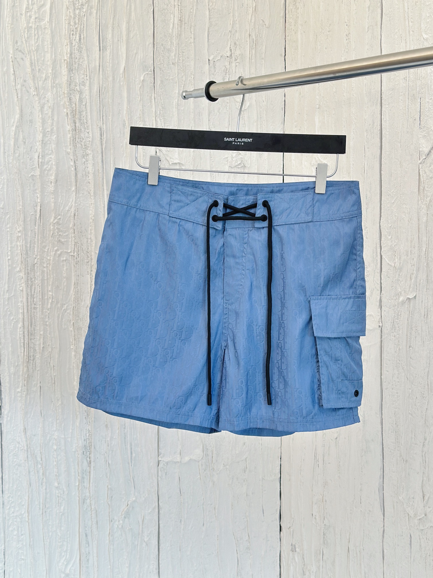 Dio*/Dior 24ss nuevos shorts de playa azules de primavera y verano. Este color azul proviene de la serie limitada de mo…