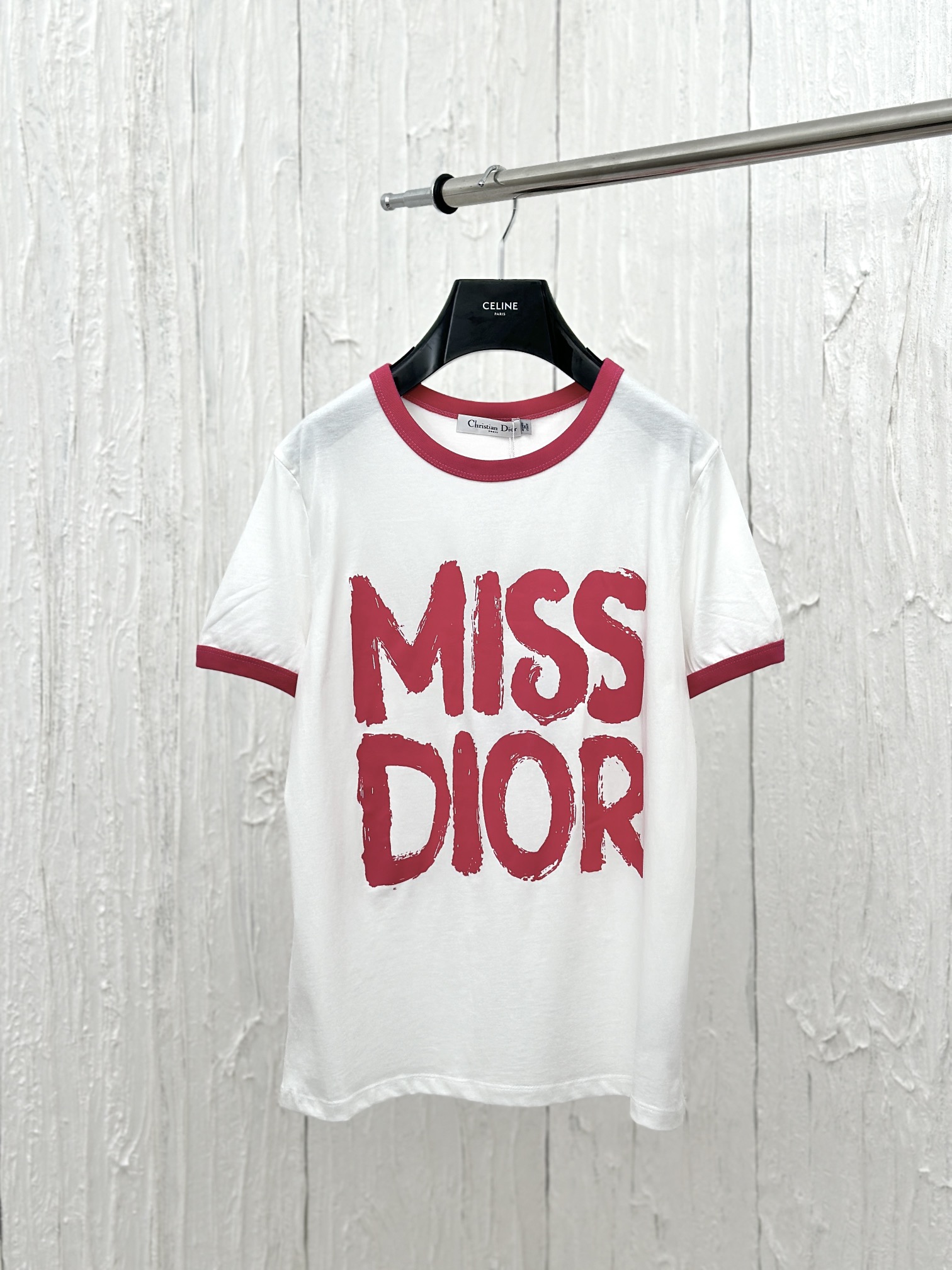 Dio* / Dior 24 camiseta de manga corta estampada nueva limitada de principios de otoño. La versión pequeña y holgada es…