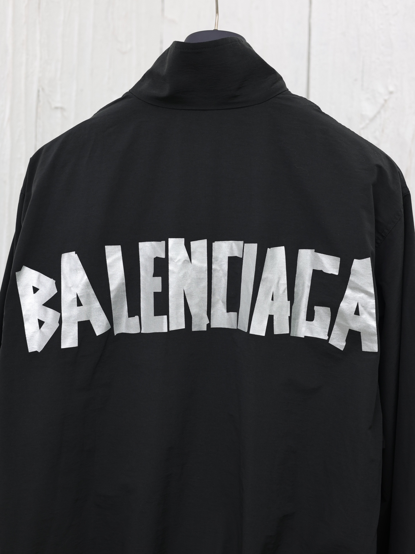 Balenciag*/Blcg巴黎24FW新款胶带印花连帽定制定染纯棉混纺材质质感很柔软内里同样加一层混