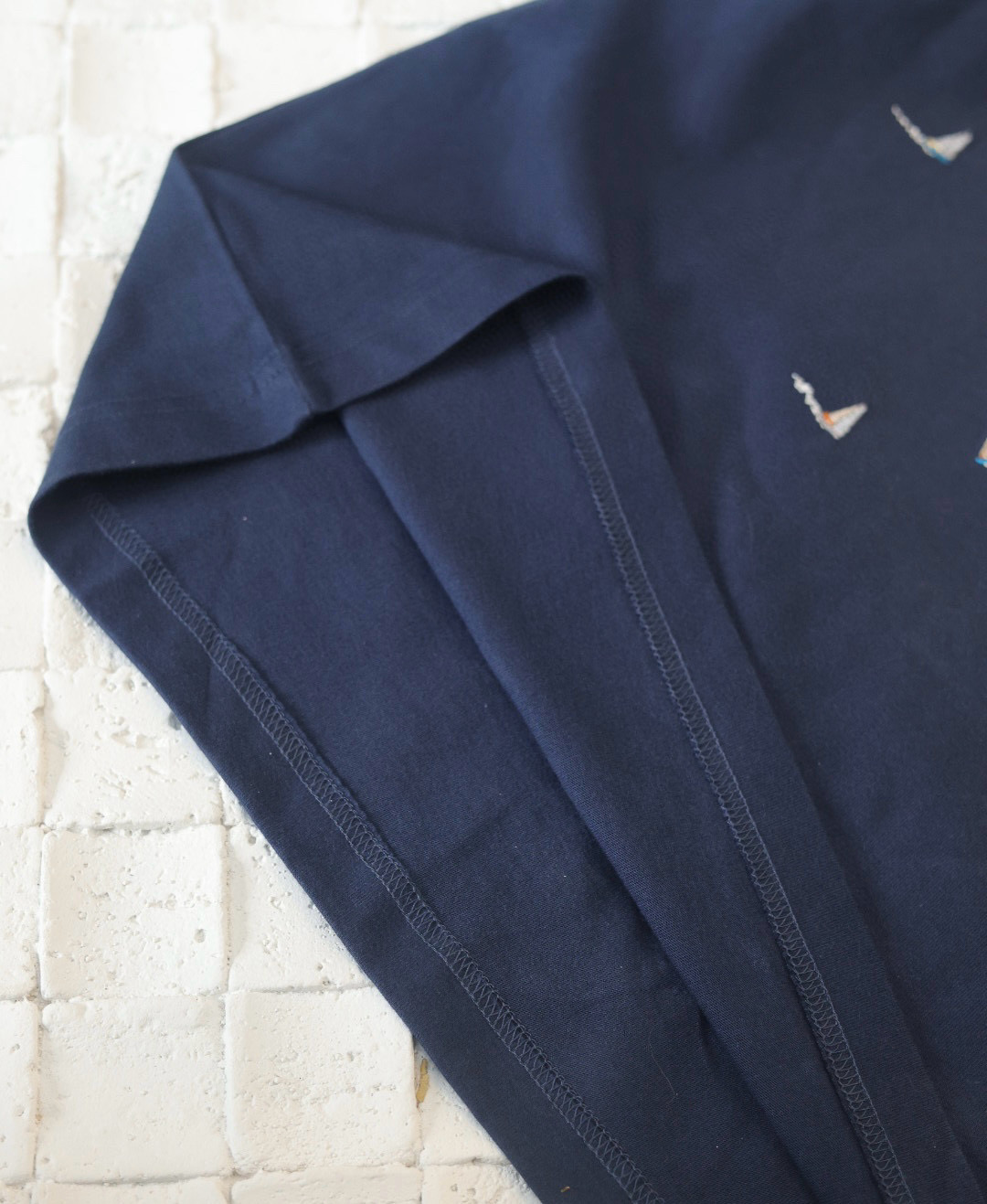 Louis Vuitton 1V/路易 25Ss 帆船标识刺绣短袖T恤