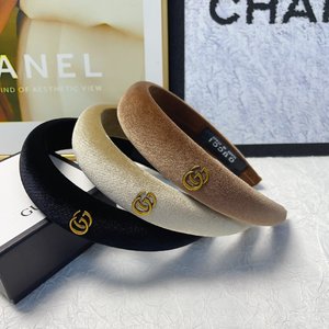 Chanel Hair Accessories Headband Velvet