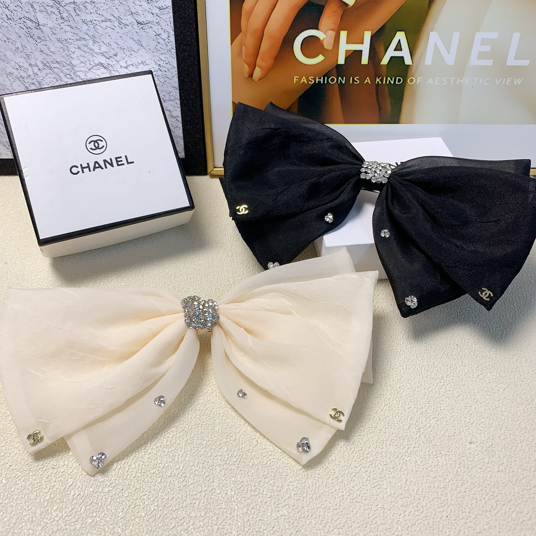 NO:276756,CHANEL Xiaoxiang Chanel Hairpins Ogensha logo bow hair clip spring clip style three-dimensional temperament fashionable and versatile little fairy must-in-one item, closed eyes recommended (single) hair clip, hair clip, chanel, hairpins19860909CHANEL小香 chanel发夹 欧根纱logo蝴蝶结发夹弹簧夹版型立体气质时尚百搭小仙女必入单品 闭眼入推荐款（单个）发夹,发夹,chanel,hairpins,accessory