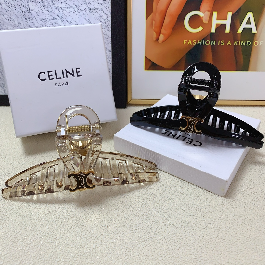 NO:277488,celine celine clip acrylic titanium steel logo clip versatile temperament and exquisite daily items. Must-in-apple items for fairies. Treasure model. Recommended version for closed eyes (single with hairband box) hairpins, hairpins, celine, celine, hairpins19860909celine赛琳 celine抓夹 亚克力钛钢logo抓夹 气质百搭 日常精致小单品 小仙女必入单品 宝藏款 闭眼入推荐款（单个配发箍盒）发夹,发夹,celine,celine,hairpins,accessory