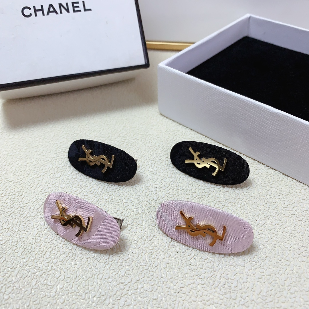 NO:278594,YSL Saint Laurent Poplar Press Clip Titanium Steel Logo Press Clip Edge Clip Bangle Clip Daily exquisite small items, versatile temperament, must-have items for fairy Treasure model, recommended style for closed eyes (a pair of hair accessories, hairpins, saint laurent, saint laurent, hairpins19860909YSL圣罗兰 杨树林压夹 钛钢logo压夹边夹刘海夹日常精致小单品 气质百搭小仙女必入单品 宝藏款 闭眼入推荐款（一对发饰,发夹,saint laurent,saint laurent,hairpins,accessory