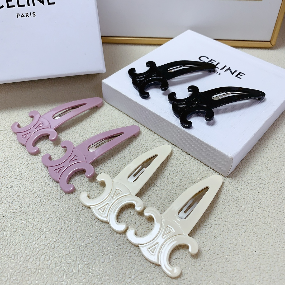NO:278619,celine celine hair clip Arc de Triomphe acrylic logo edge clip BB clip Temperament versatile little fairy must-in item Treasure style Close eyes recommended (one pair) hair accessories, hair clips, celine, celine, hairpins19860909celine赛琳 celine发夹 凯旋门亚克力logo边夹BB夹 气质百搭小仙女必入单品 宝藏款 闭眼入推荐款（一对）发饰,发夹,celine,celine,hairpins,accessory