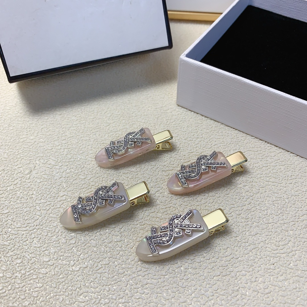 NO:279271,YSL Saint Laurent Poplar Press Clip Acrylic Logo Press Clip Edge Clip Bangs Clip Daily exquisite small items, Temperament versatile little fairy must-have items, Treasure style, Eye-closed recommended style (one pair) hair accessories, hairpins, saint laurent, saint laurent, hairpins19860909YSL圣罗兰 杨树林压夹 亚克力logo压夹边夹刘海夹日常精致小单品 气质百搭小仙女必入单品 宝藏款 闭眼入推荐款（一对）发饰,发夹,saint laurent,saint laurent,hairpins,accessory