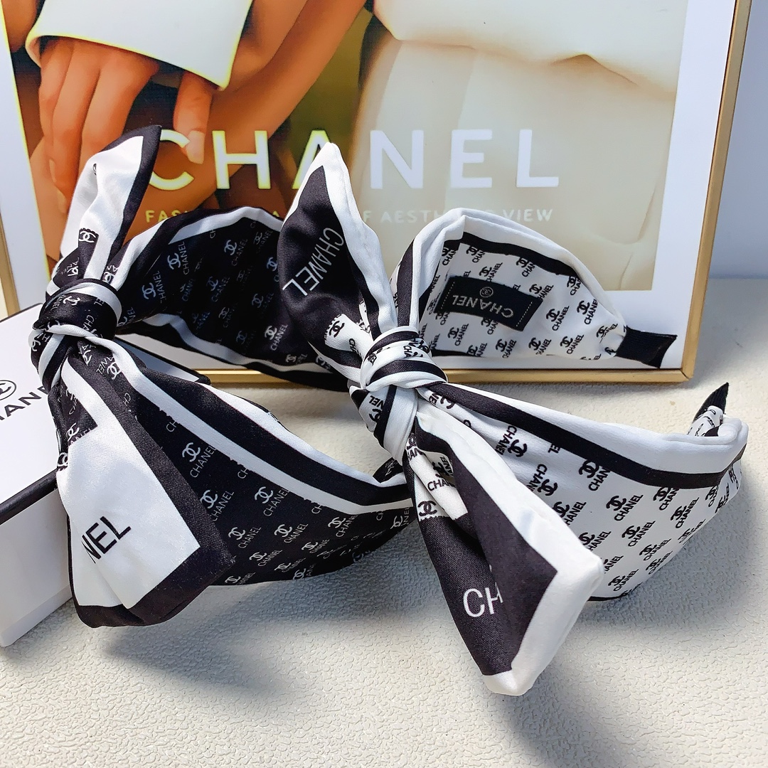 The highest quality fake
 Chanel Hair Accessories Headband Printing