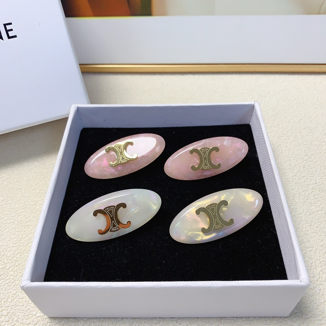 NO:280219,celine Celine Arc de Triomphe clamp titanium acetate steel logo press clamp edge clamp bang clamp daily exquisite small items, temperament and versatile little fairy must-have items, treasure style, closed eyes recommended style (one pair) hair accessories, hairpins, celine, celine, hairpins19860909celine赛琳 凯旋门压夹 醋酸钛钢logo压夹边夹刘海夹日常精致小单品 气质百搭小仙女必入单品 宝藏款 闭眼入推荐款（一对）发饰,发夹,celine,celine,hairpins,accessory