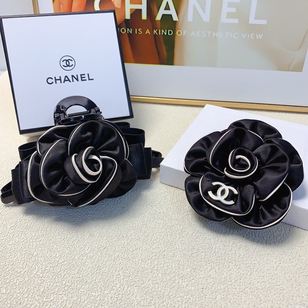 Chanel小香Chanel皮筋新款山茶花logo皮筋发圈日常精致小单品气质百搭小仙女必入单品宝藏款闭眼