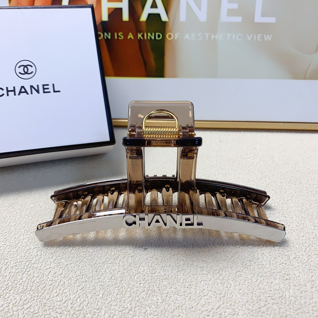 chanel小香chanel发夹新款钛钢logo抓夹气质百搭日常精致小单品小仙女必入单品宝藏款闭眼入推荐