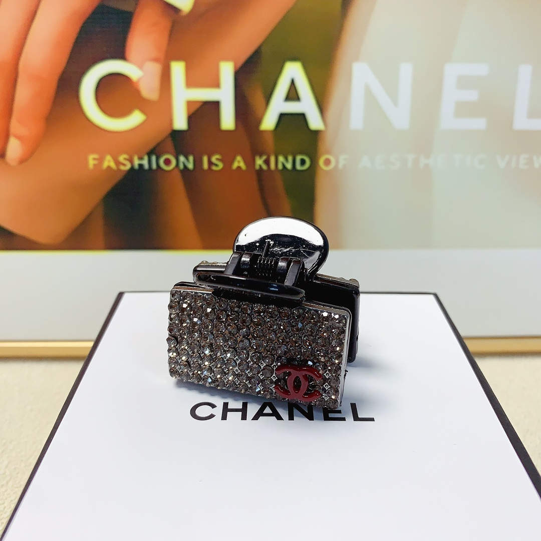 chanel小香chanel发夹满钻logo抓夹气质百搭日常精致小单品小仙女必入单品宝藏款闭眼入推荐款单