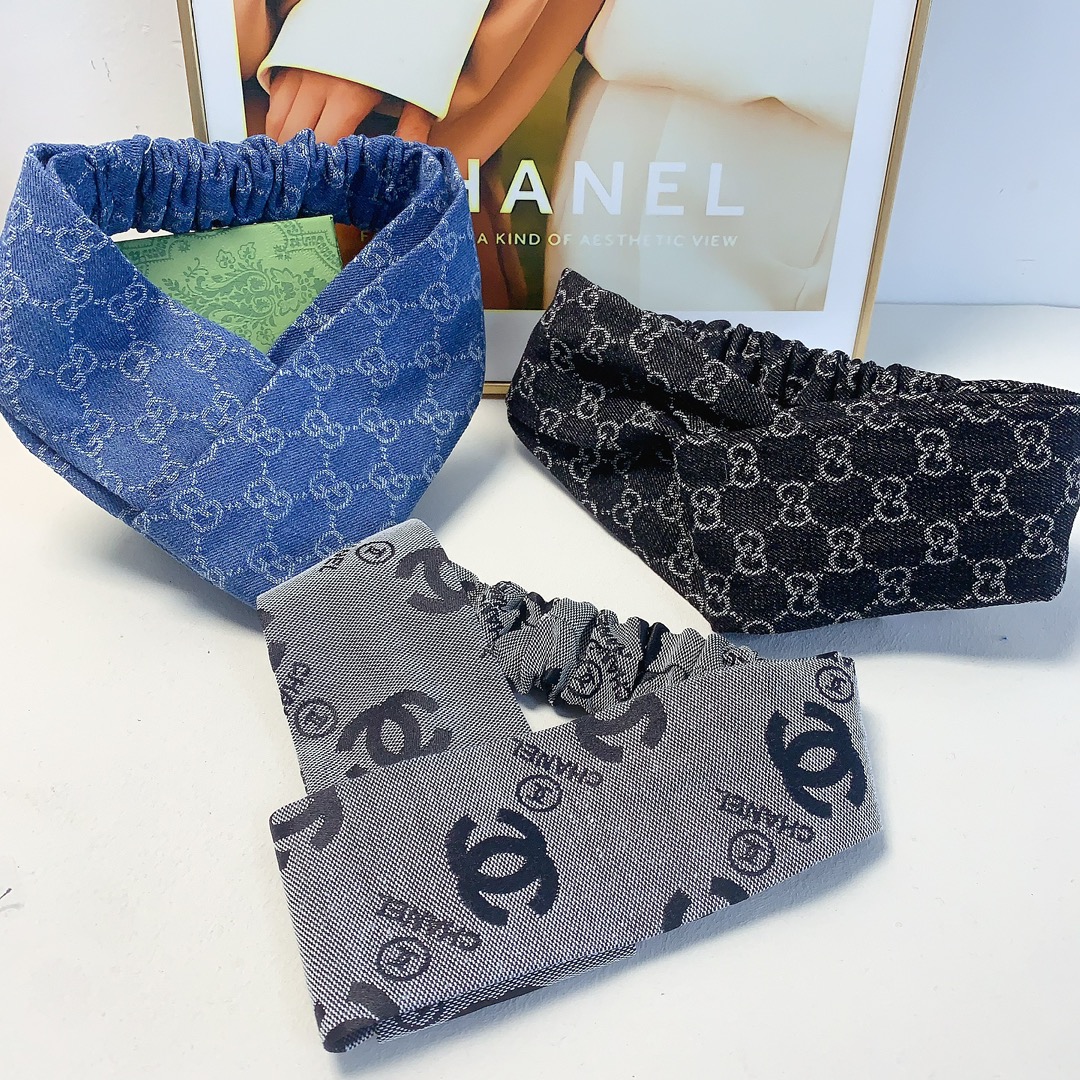 Gucci Gucci, chanel pequeña fragancia, cinta para el cabello, nuevo estilo europeo y americano, cinta para el cabello, …