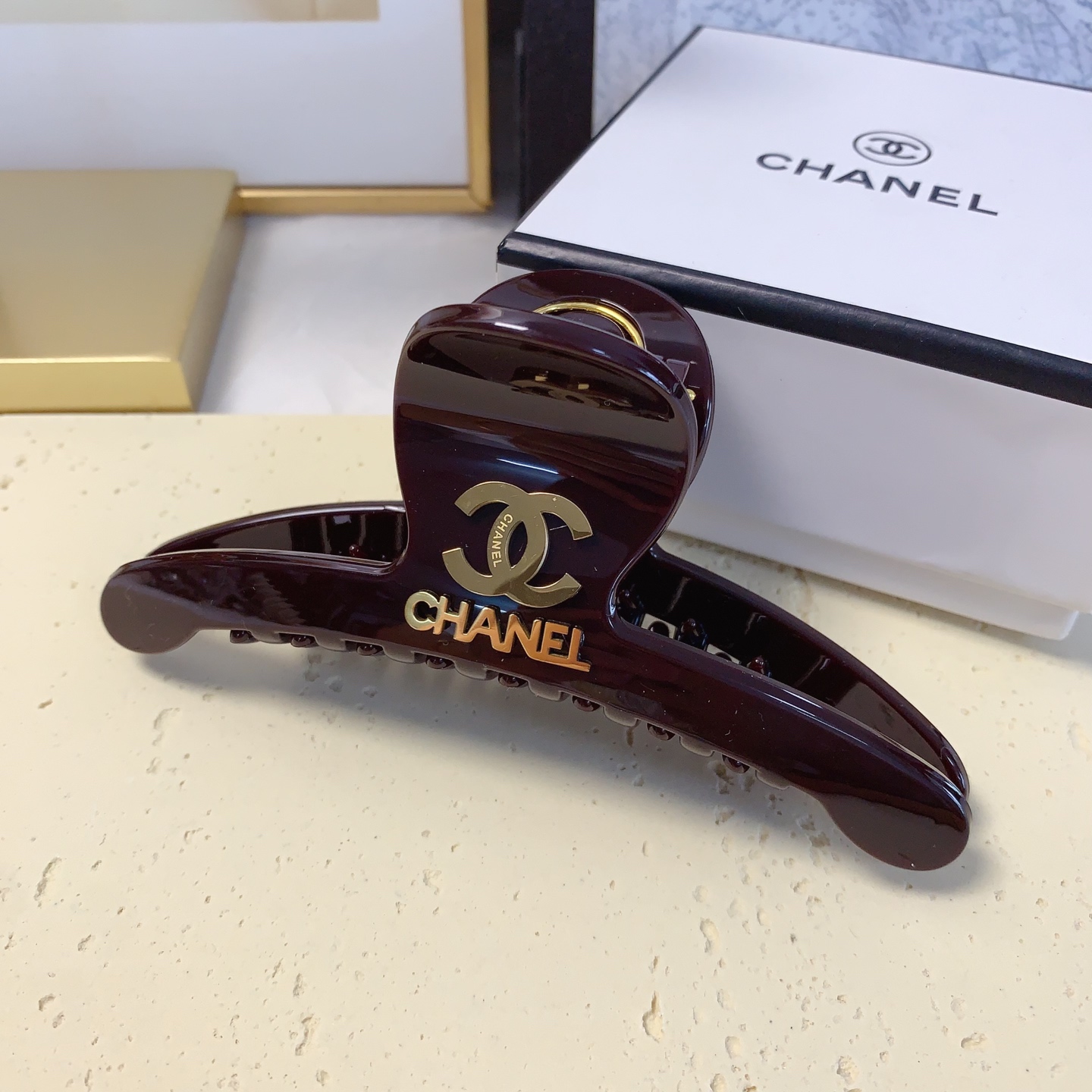 Chanel estilo Chanel, pinza para el pelo Chanel, pinza de acero de titanio con logo, nuevo modelo, elegante y versátil,…