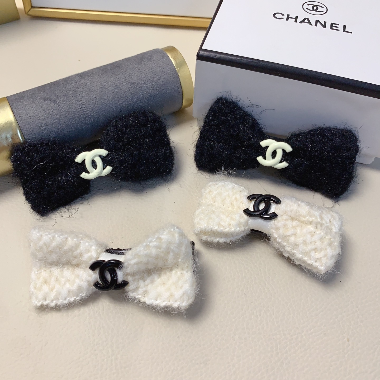 chanel小香chanel发夹羊毛压夹边夹日常精致小单品 气质百搭小仙女必入单品 宝藏款 闭眼入🥰推荐