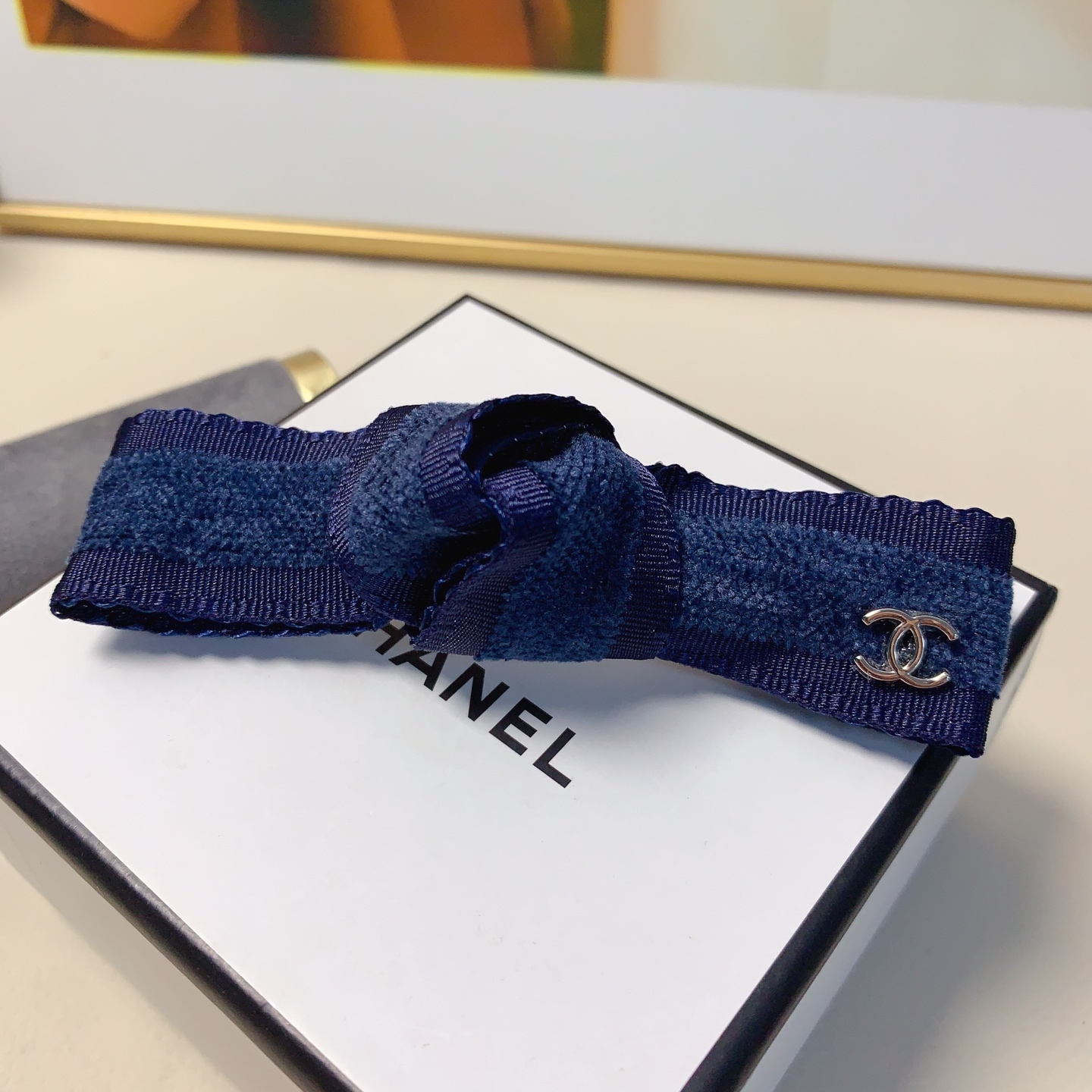 chanel小香chanel发夹新款织带蝴蝶结发夹压夹弹簧夹气质百搭小仙女必入单品 宝藏款 闭眼入🥰推荐