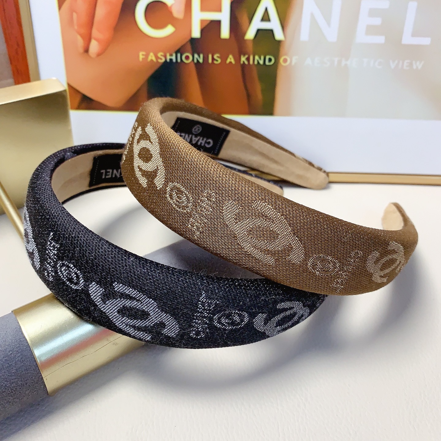 Chanel pequeño Chanel diadema, estilo clásico simple y lujoso, elegante y versátil, imprescindible para hadas pequeñas,…