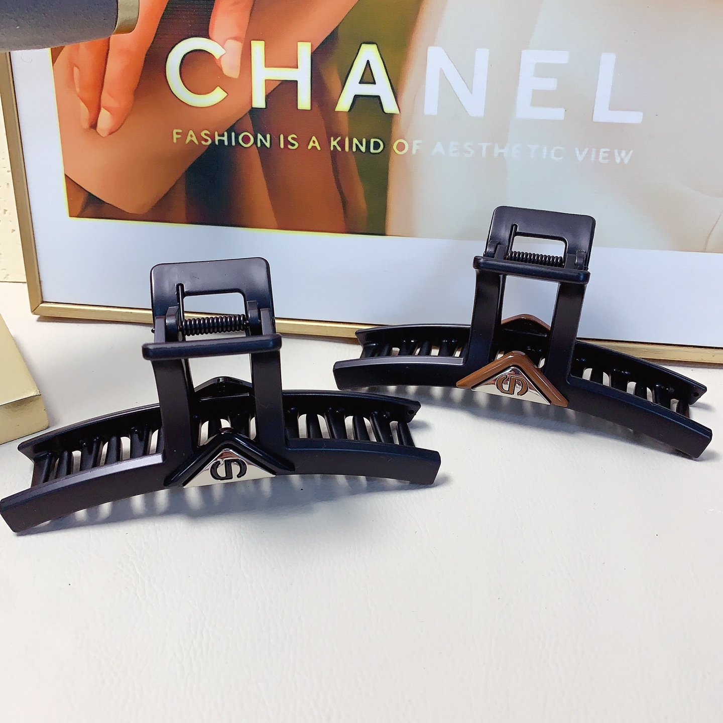 Dior Dior pinza para el pelo de nuevo estilo, elegante y versátil, pequeño accesorio diario exquisito, imprescindible p…