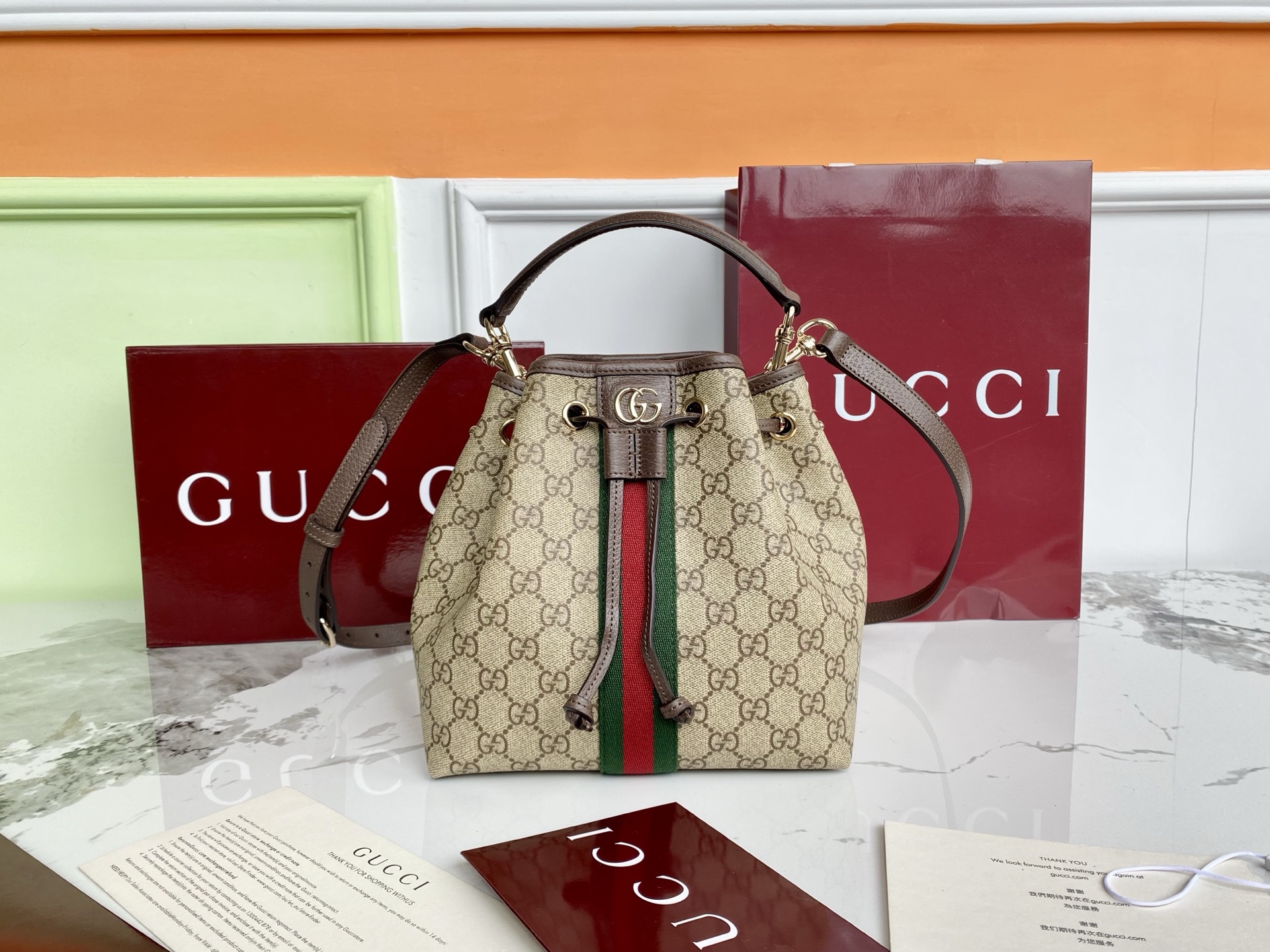 Gucci Handtas Emmer Tas Nieuw Model Uit De Originele Fabriek - Stijlvol & Praktisch