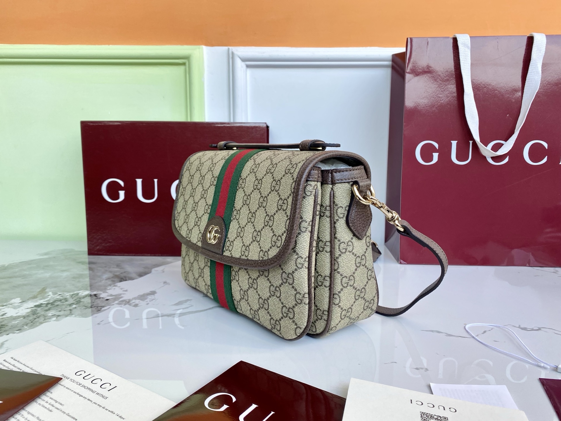 Gucci 836842 Crossbody Handbag, 24 x 17.5 x 11.5cm 4 i1753599601115 4786 0 2