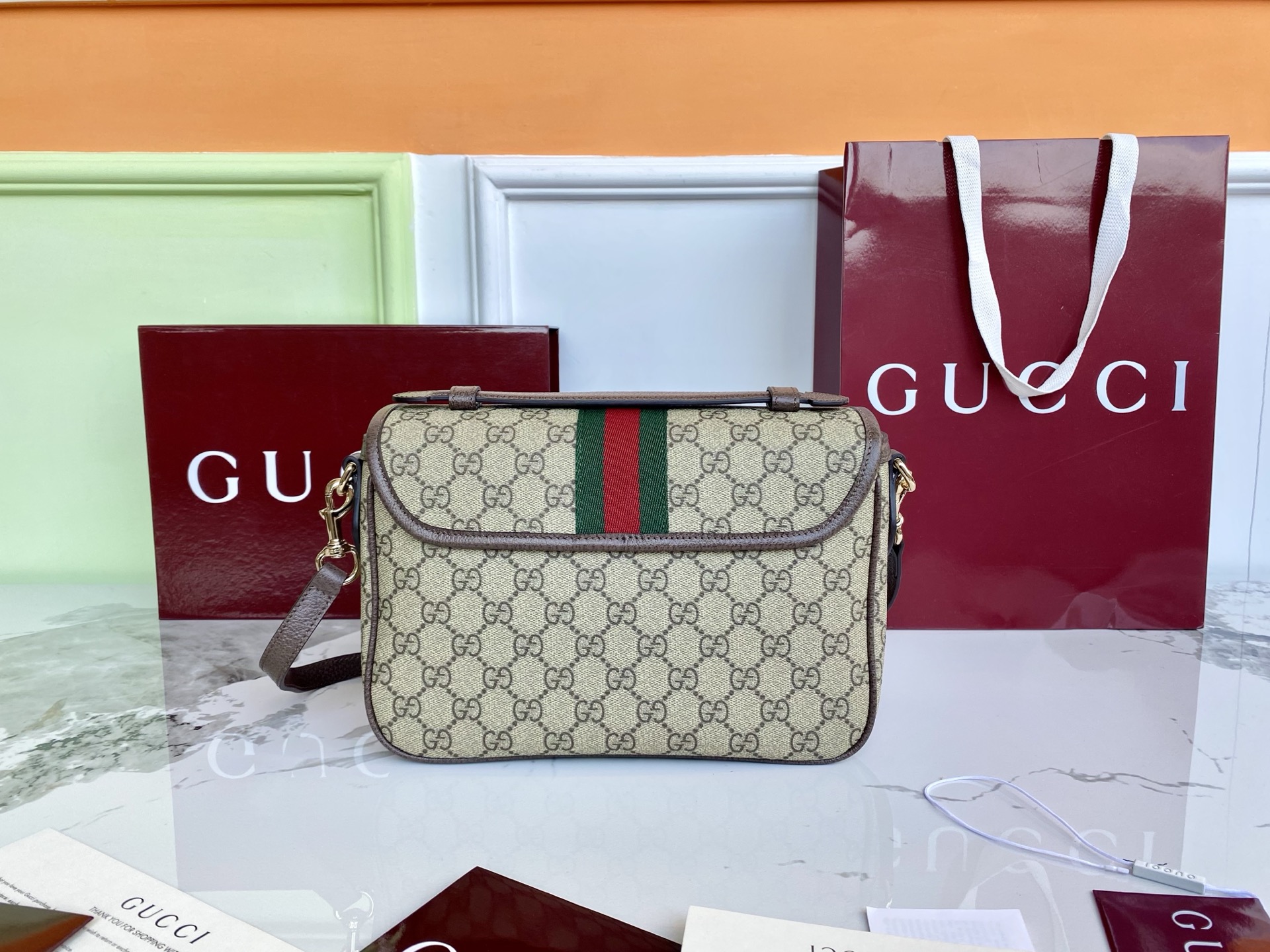 Gucci 836842 Crossbody Handbag, 24 x 17.5 x 11.5cm 3 i1753599602402 3927 0 1