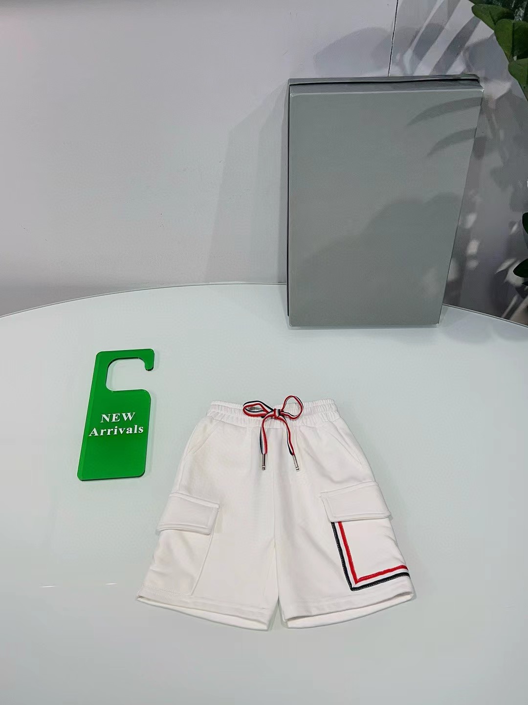 Pantalones cortos de rayas de colores personalizados originales de mostrador @118, increíblemente versátiles y elegante…