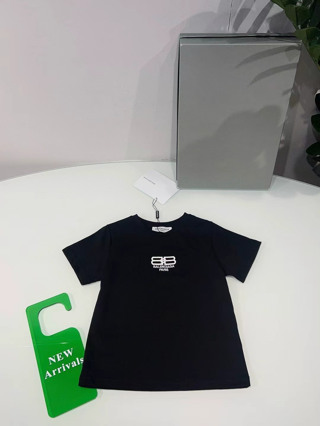 Camiseta de manga corta personalizada original de mostrador @86, bordado pesado, envío inmediato, tallas 100-160