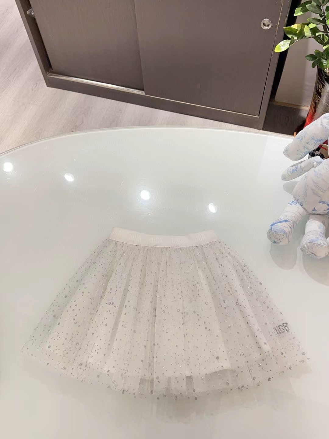 Falda personalizada original de mostrador, envío inmediato, tallas 100-160