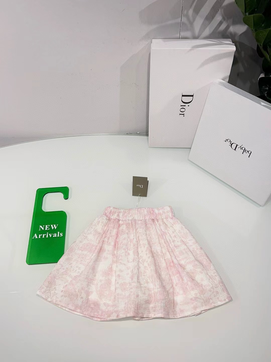 @116 Falda de media pierna personalizada de la boutique original, con diseño de logo bordado, estampado completo de pat…