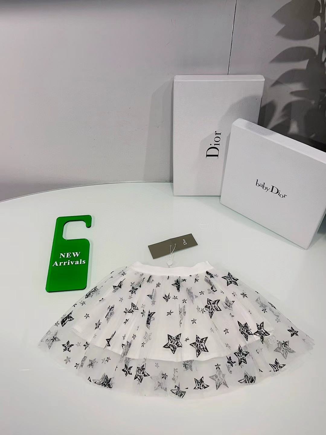 @116 Falda de media longitud personalizada original de boutique, tejido de tul teñido a medida, diseño de doble capa de…