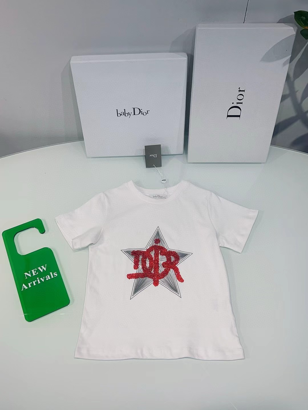 Camiseta de manga corta personalizada original de la boutique @86, con estampado de estrella de cinco puntas ⭐️, patrón…