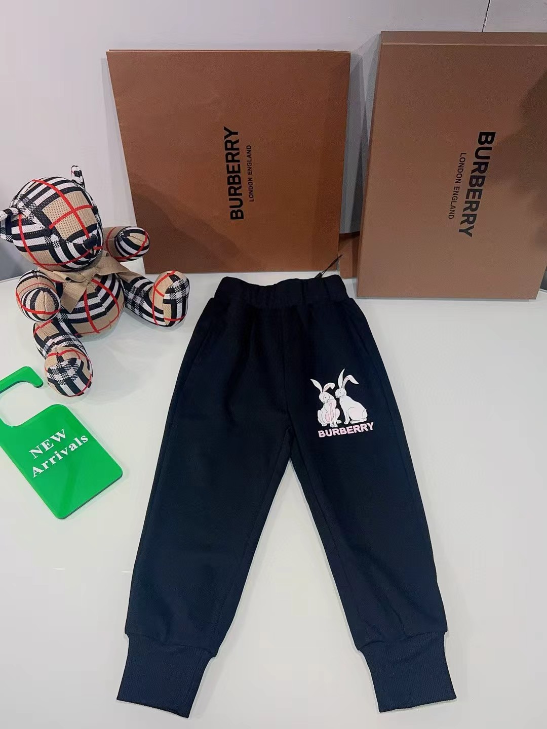 Sin Shao@126 réplica original de mostrador, pantalones largos con delicado estampado de conejos 🐰, pantalone…