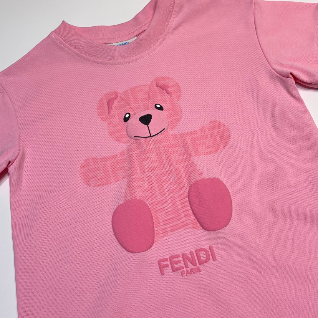 Fendi Kids Pink T-Shirt with Teddy Bear Print - Size 100-150 3 o 1iv5t4ri010mt1rag13b1ao11qor2