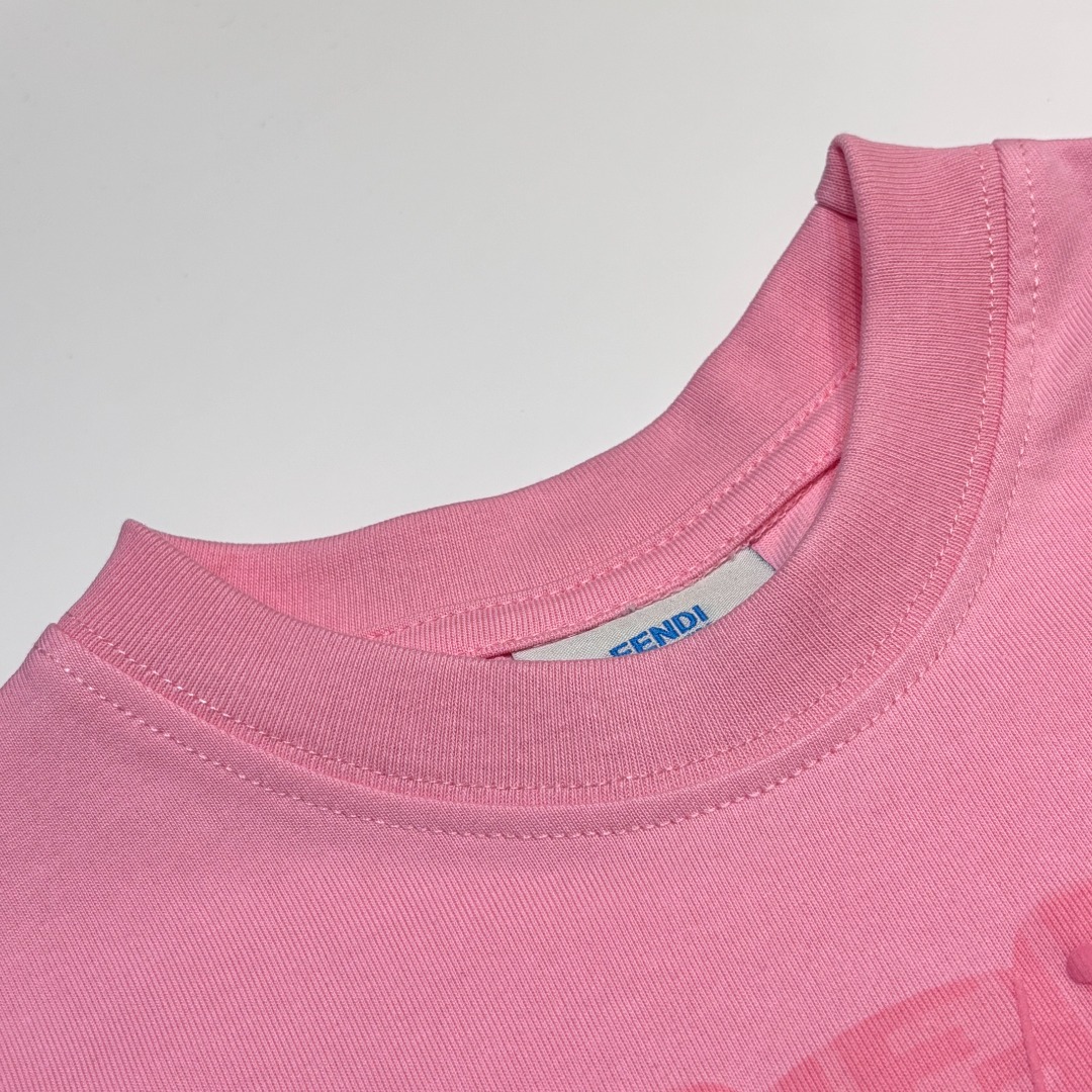 Fendi Kids Pink T-Shirt with Teddy Bear Print - Size 100-150 5 o 1iv5t50hi4rn1ncp1svmss1qq84