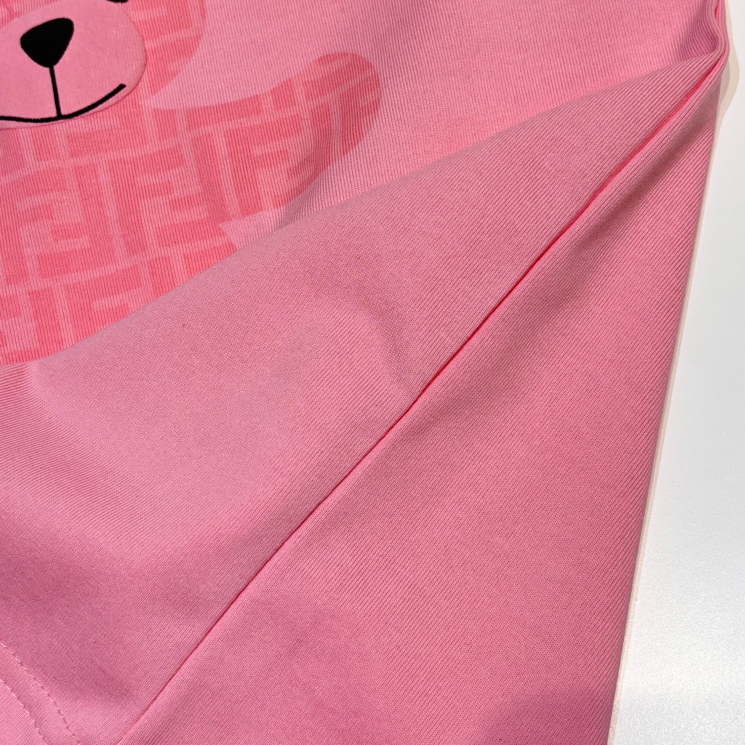 Fendi Kids Pink T-Shirt with Teddy Bear Print - Size 100-150 6 o 1iv5t5rvuhnr1nec1lvk1v9qqln6