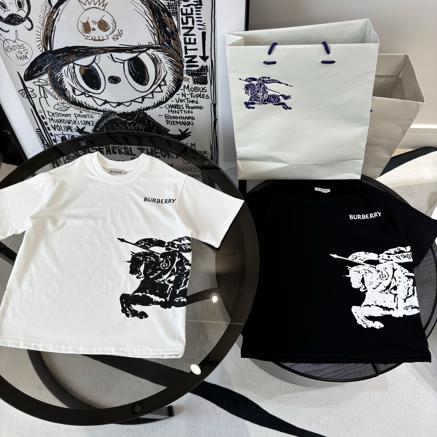🌟Artículo de beneficio🌟 Bbr 26 camiseta de manga corta de caballero clásico de lujo ligero, tejido de algodón puro, s…