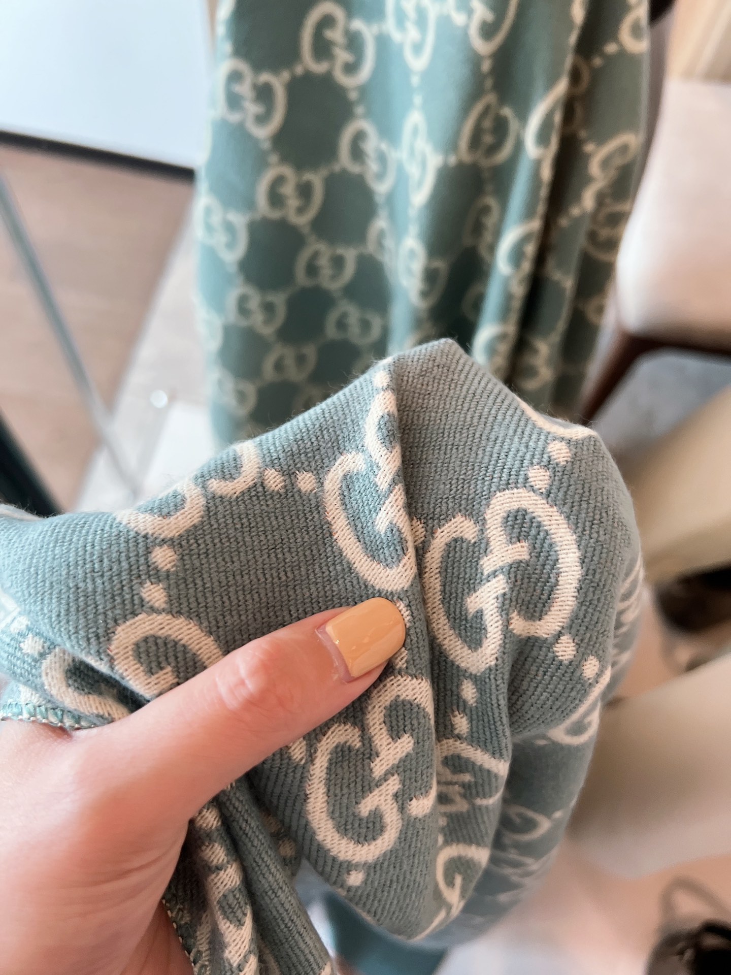 Gucci ダブルG 羊毛スカーフ - 高品質な貿易ルート商品