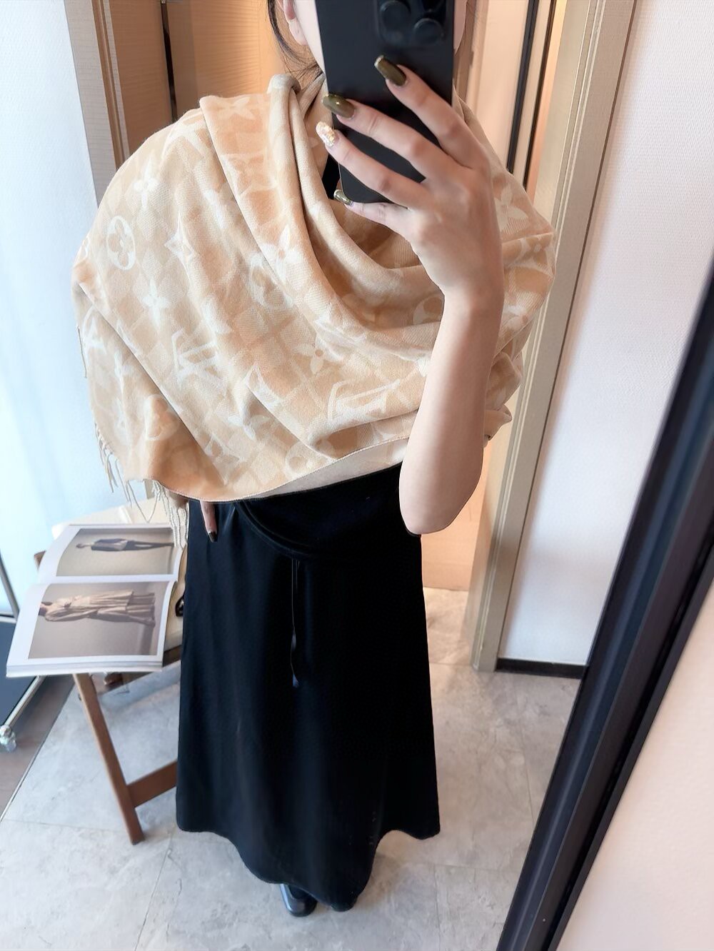 路易威登 高級純羊绒スカーフ 上品な触感とデザイン