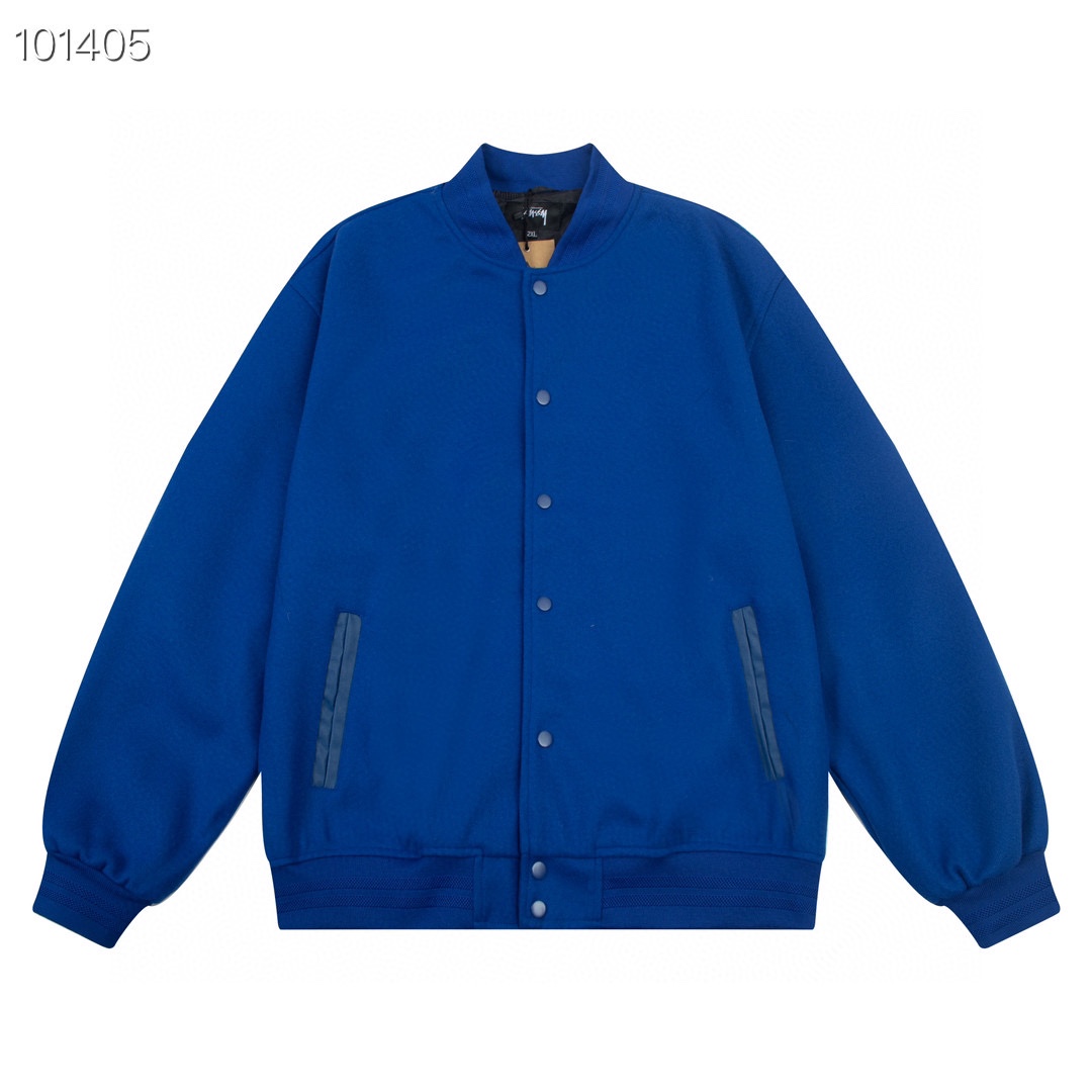 🔥Modelo 572🔥 Stussy. Chaqueta de primavera de tejido de lana, versátil y con estilo, los tres colores son m…