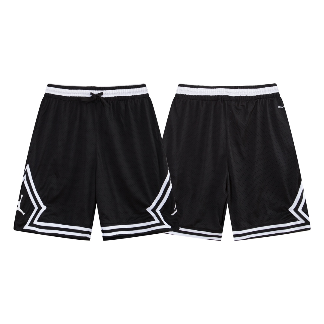 Air Jordan Clothing Shorts Black Blue Light Orange Mesh Cloth Summer Collection