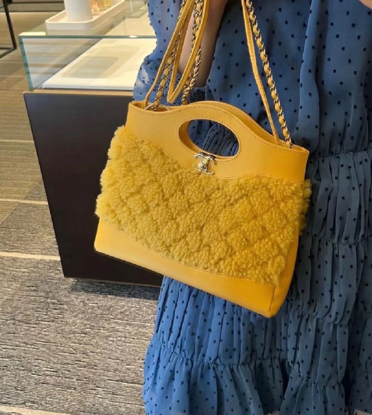 . 23A mini 31bag edición limitada de tweed mini [fuerte] estilo osito de peluche～ ¿¡Esto fue criado con adorable!? ¡Cha…