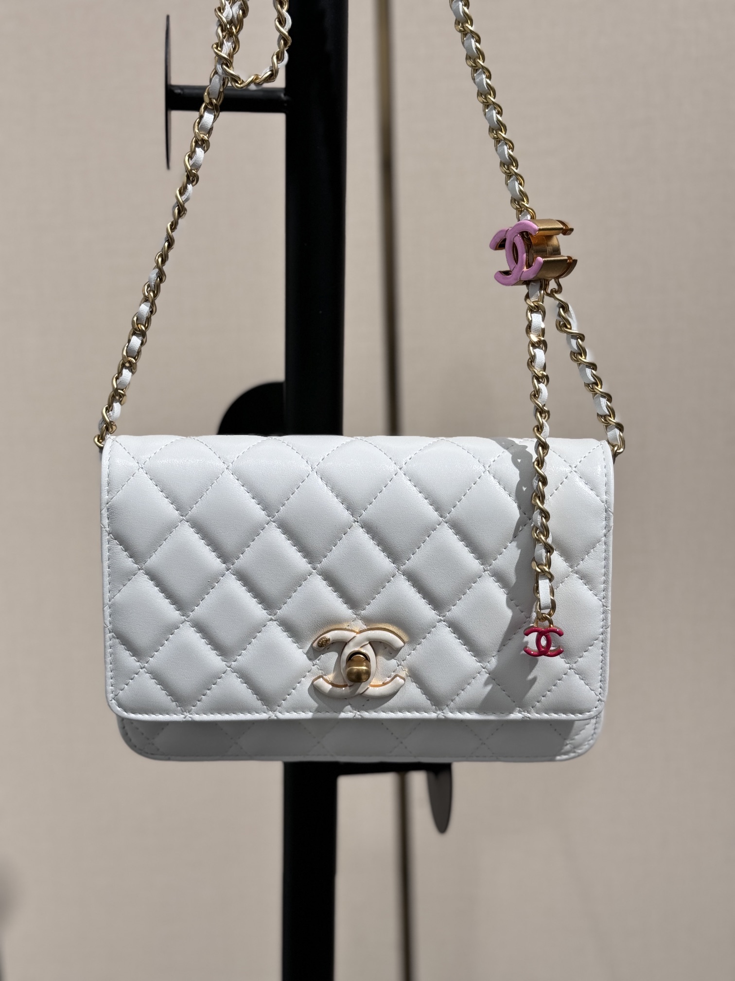 Chanel Borse da Cintura Borsette Borse Crossbody & Borse a Tracolla Bianco Sottobraccio