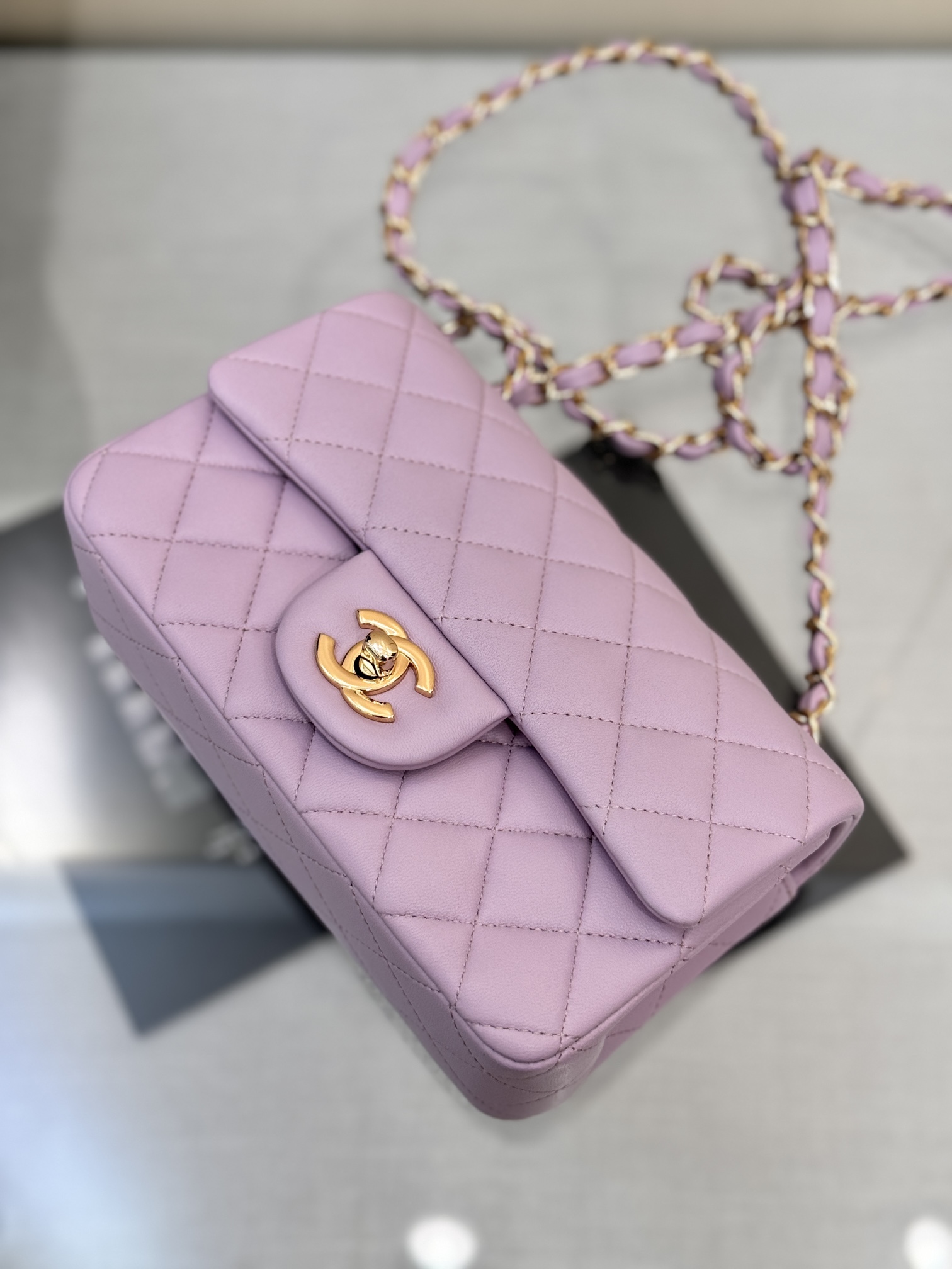 香奈儿 Chanel 高定典藏经典高奢皮具手袋托特包斜挎包女包 #8D7B6EF9 2