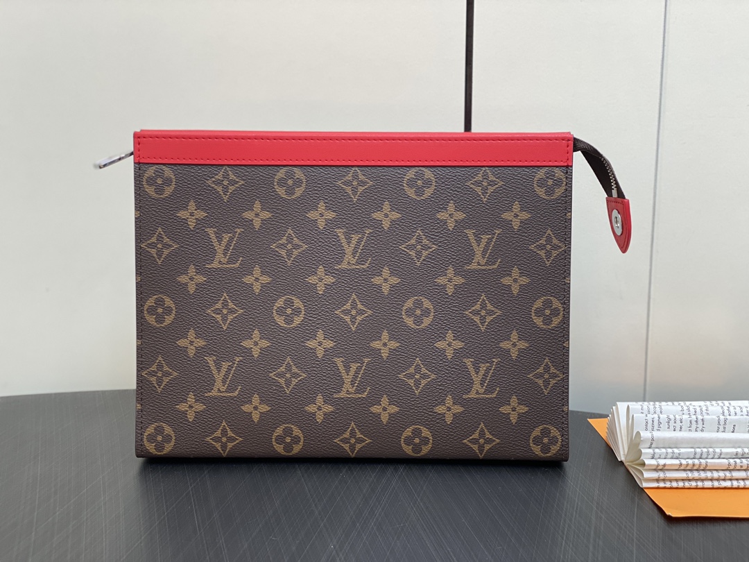 Top Purchasing Special Offer Official M61692 Presbyopic Red M82857 Clutch Clutch Series Pochette Voyage Medium Handbag Cut from the new