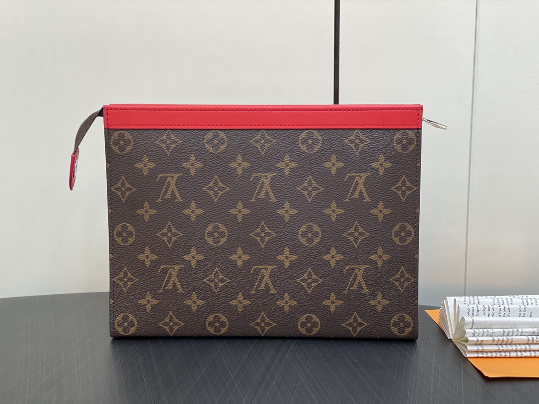 Top Purchasing Special Offer Official M61692 Presbyopic Red M82857 Clutch Clutch Series Pochette Voyage Medium Handbag Cut from the new