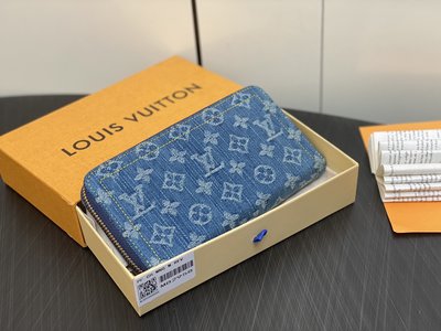 Is it OK to buy Louis Vuitton Wallet Blue Weave Cowhide Denim M82958