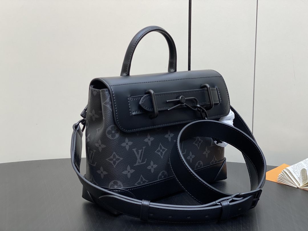 Louis Vuitton Steamer XS Black Monogram Eclipse Canvas Crossbody Bag 7 i1709789167 4196 7