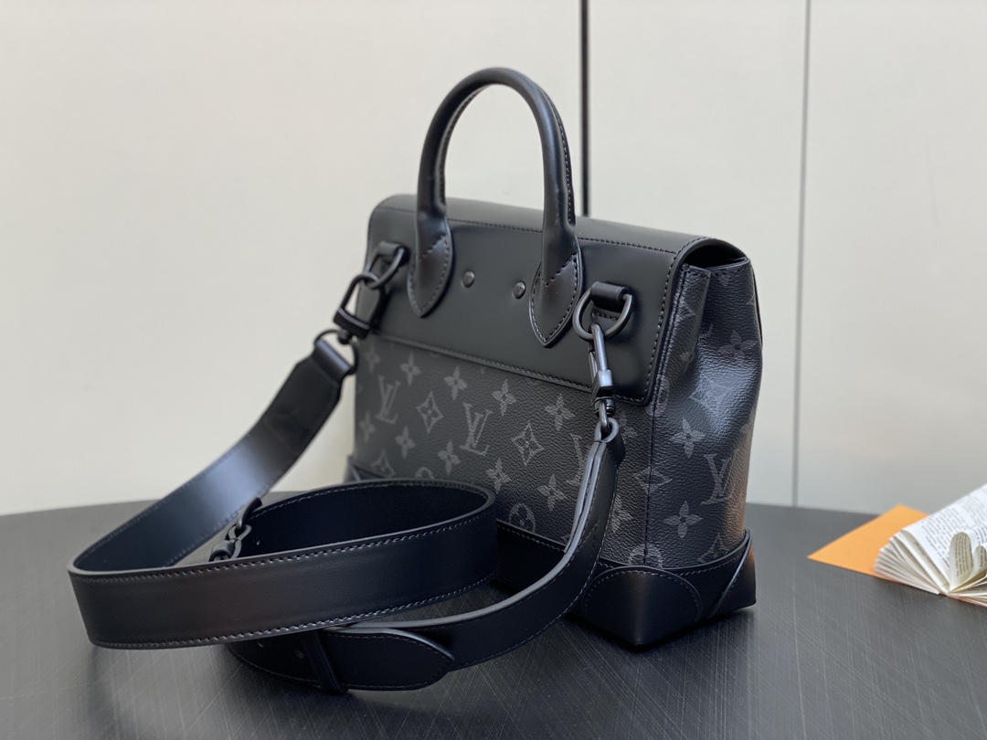 Louis Vuitton Steamer XS Black Monogram Eclipse Canvas Crossbody Bag 4 i1709789167 8050 2