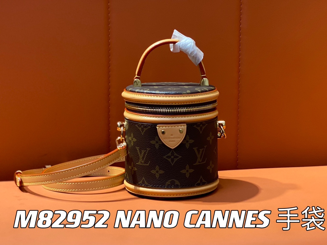 M82952 lona clásica, bolso cubo de la suerte, serie NANO CANNES