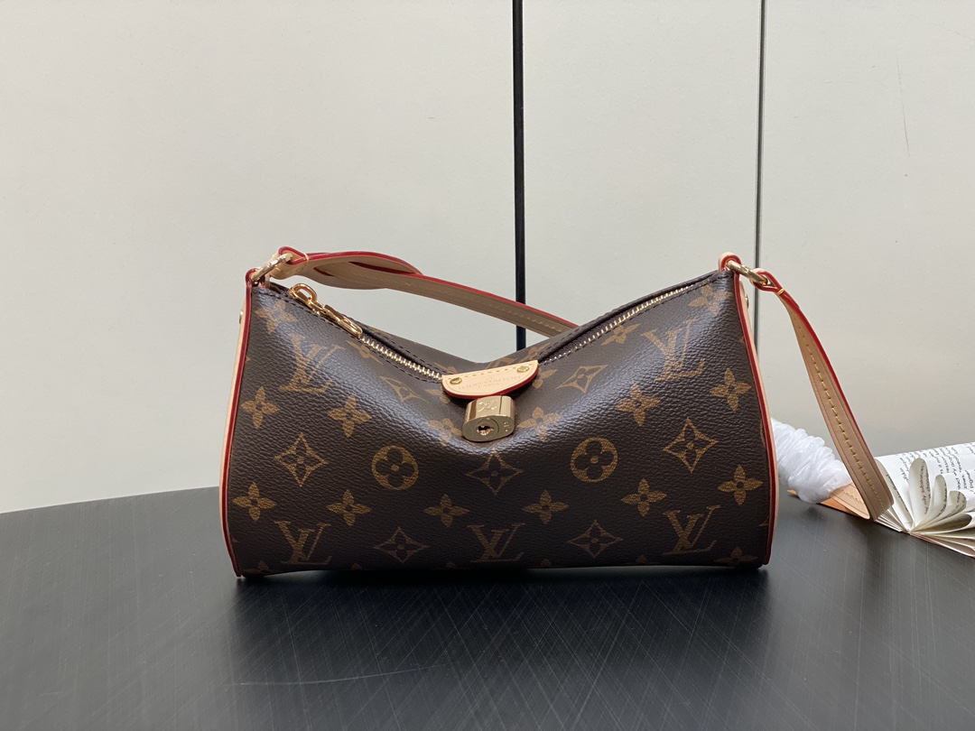 Louis Vuitton 24 New products first launched, officially on sale M47123 presbyopic LV armpit bag mahjong bag series POCHETTE TIRETTE handbag The